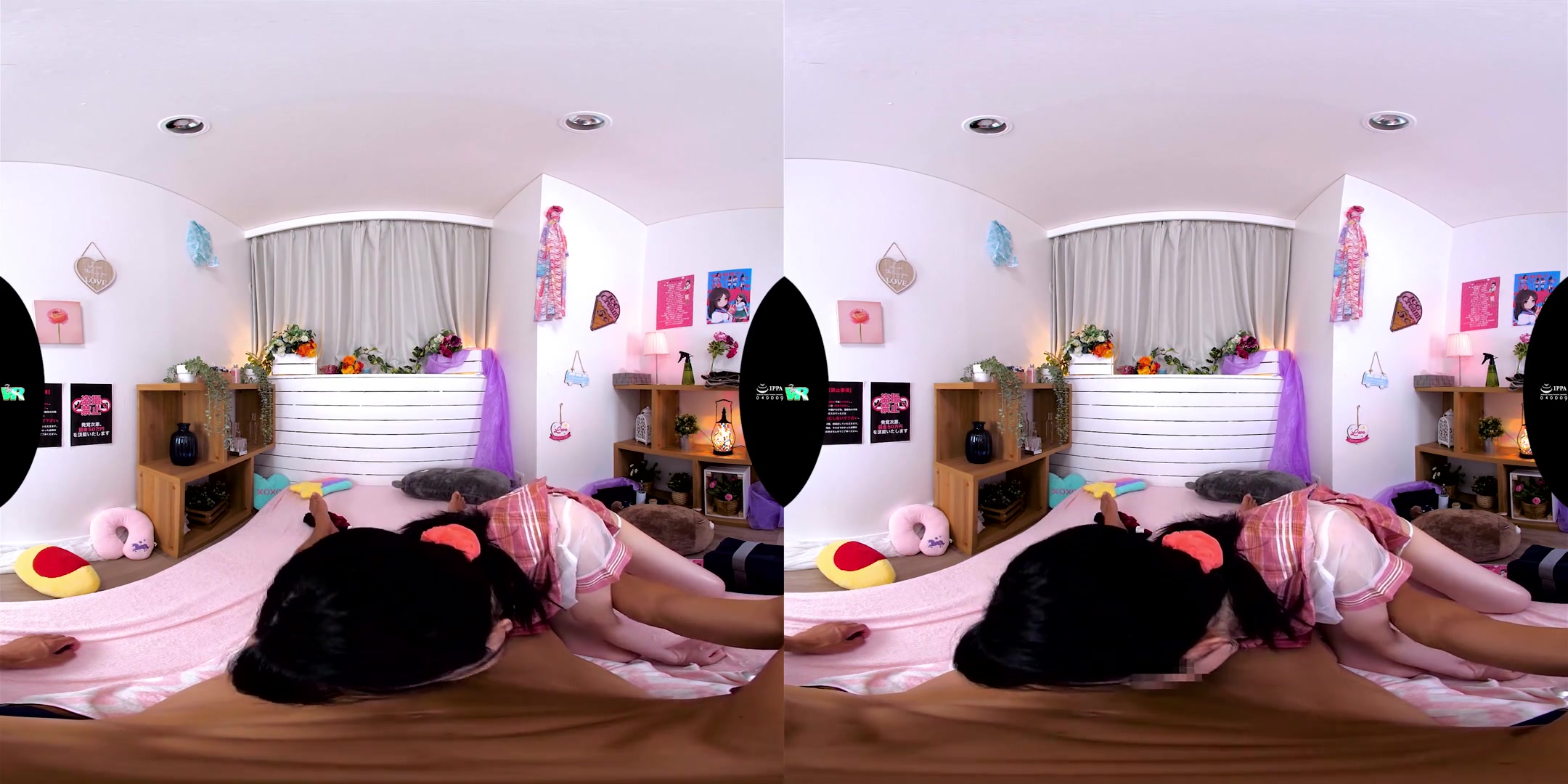 Negotiating a Special Service with the Black-Haired ; Cute Japanese Sucking and Fucking HD VR