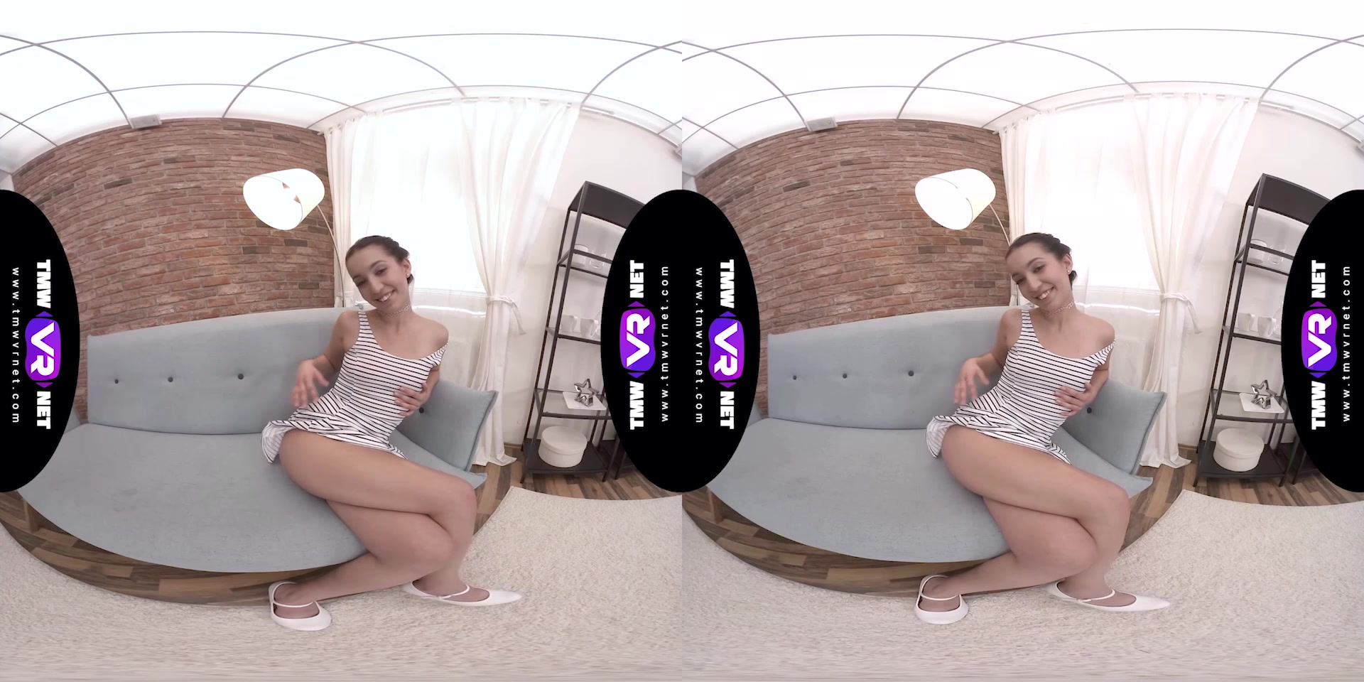 Fashion breaker shows pink panties - TmwVRnet