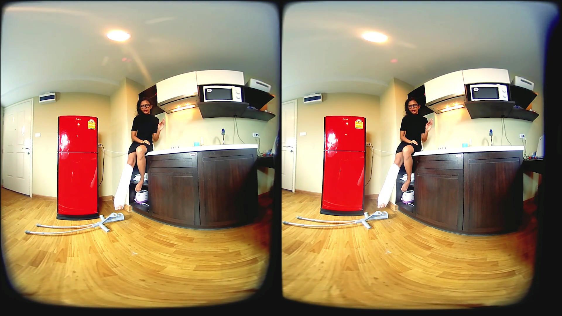 Evil with Cast Leg The (SCL) - VRpussyVision