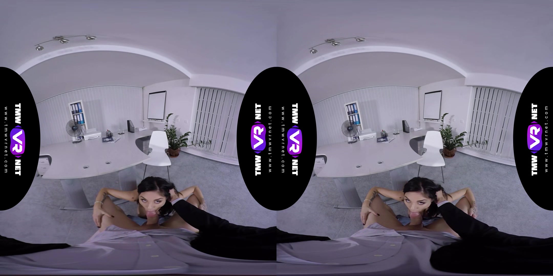 Hardcore Vr Fuck With A Sexy Brunette Employer - Hardcore Work Sex