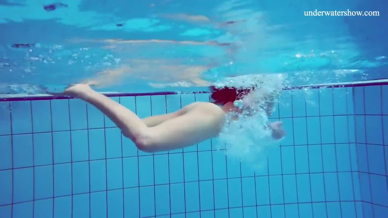 Alla Birtakik Undresses Nude In The Swimming Pool