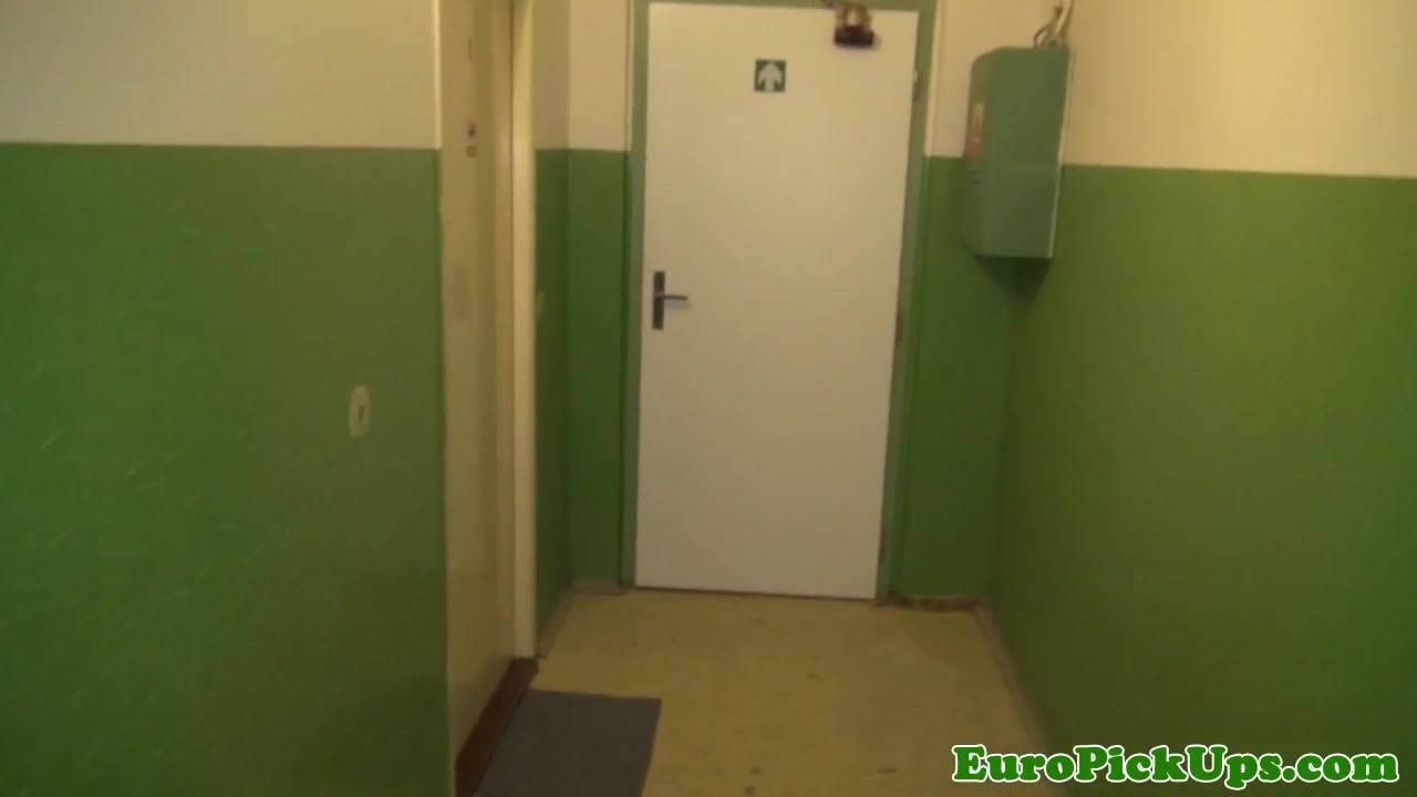 Pulled euro creampied after fucking for cash