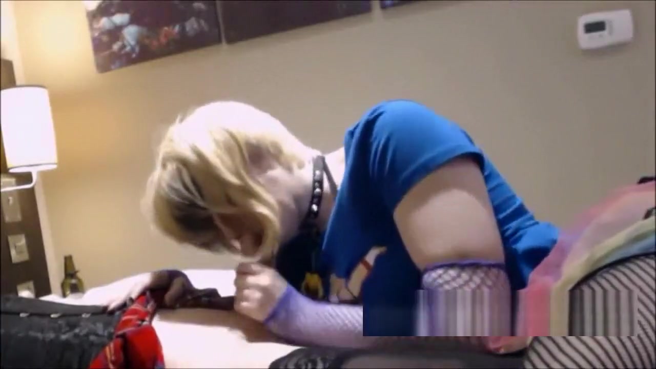 Crossdressers Corset Cassie and Hayley Pet Harley Fucking