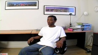 Phoneix Strokes His Dick