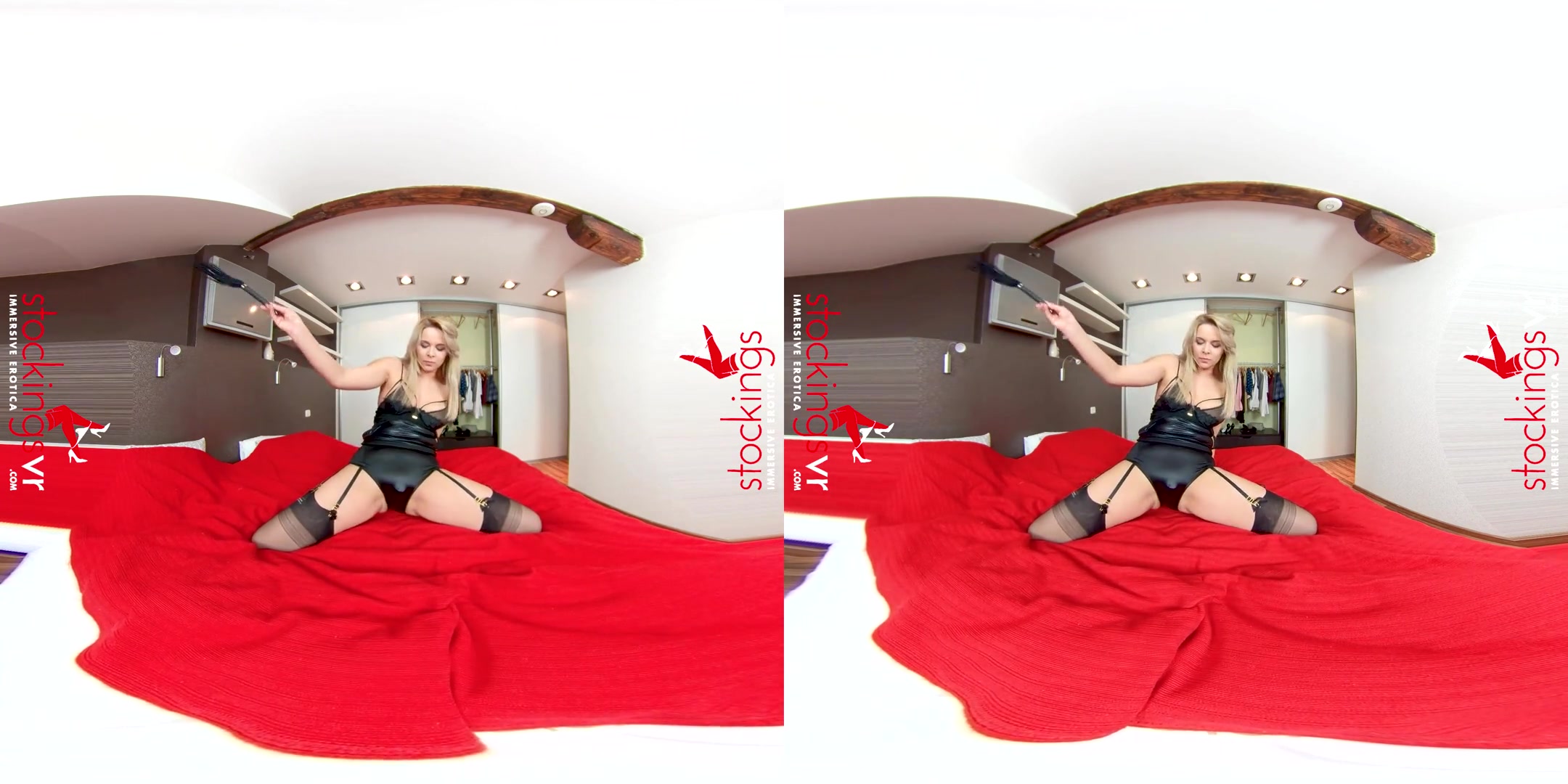 Naughty Julia & Nikky Dream in Black Panty Punishment - FFStockings