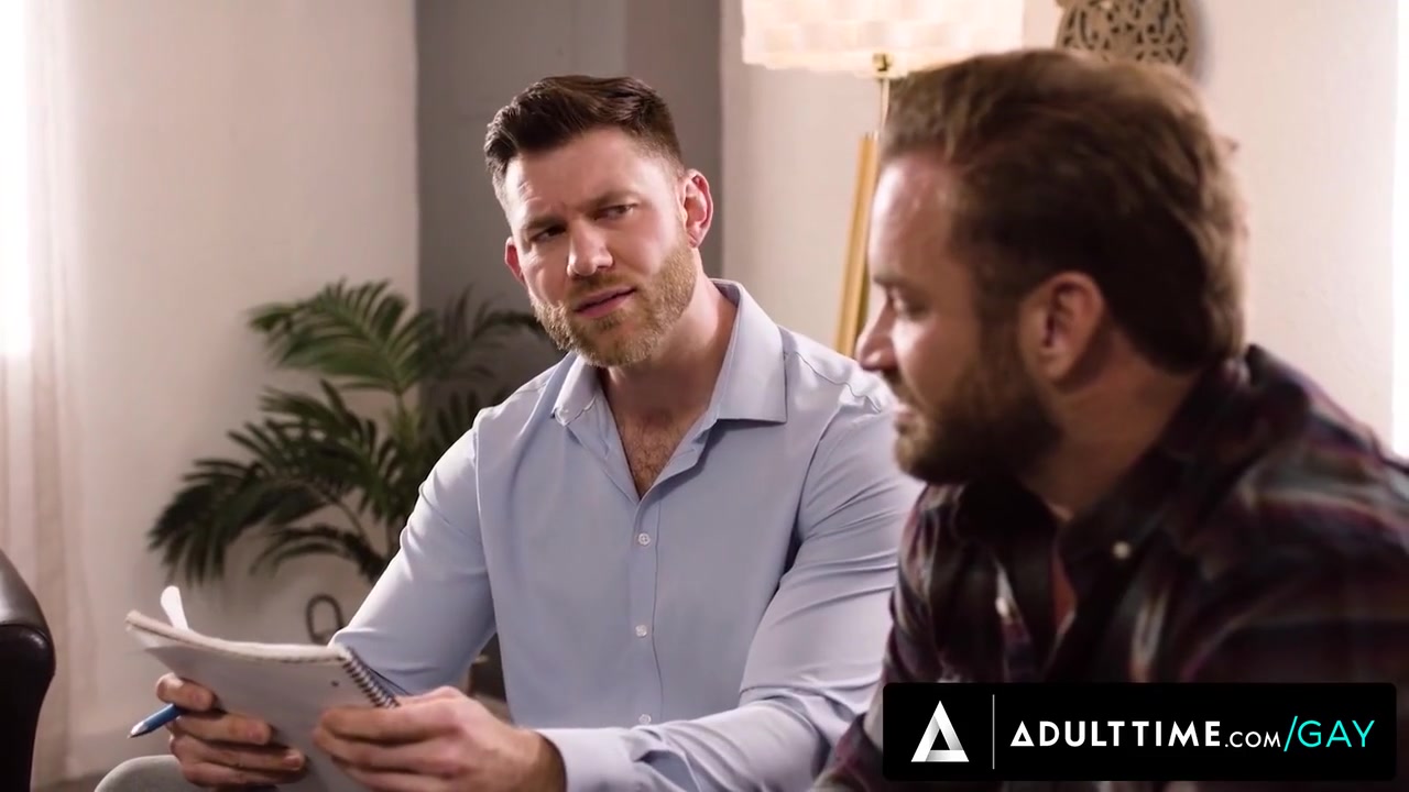 Bruce Jones And Caden Jackson In Straight Guy Tries Anal With Gay Therapist