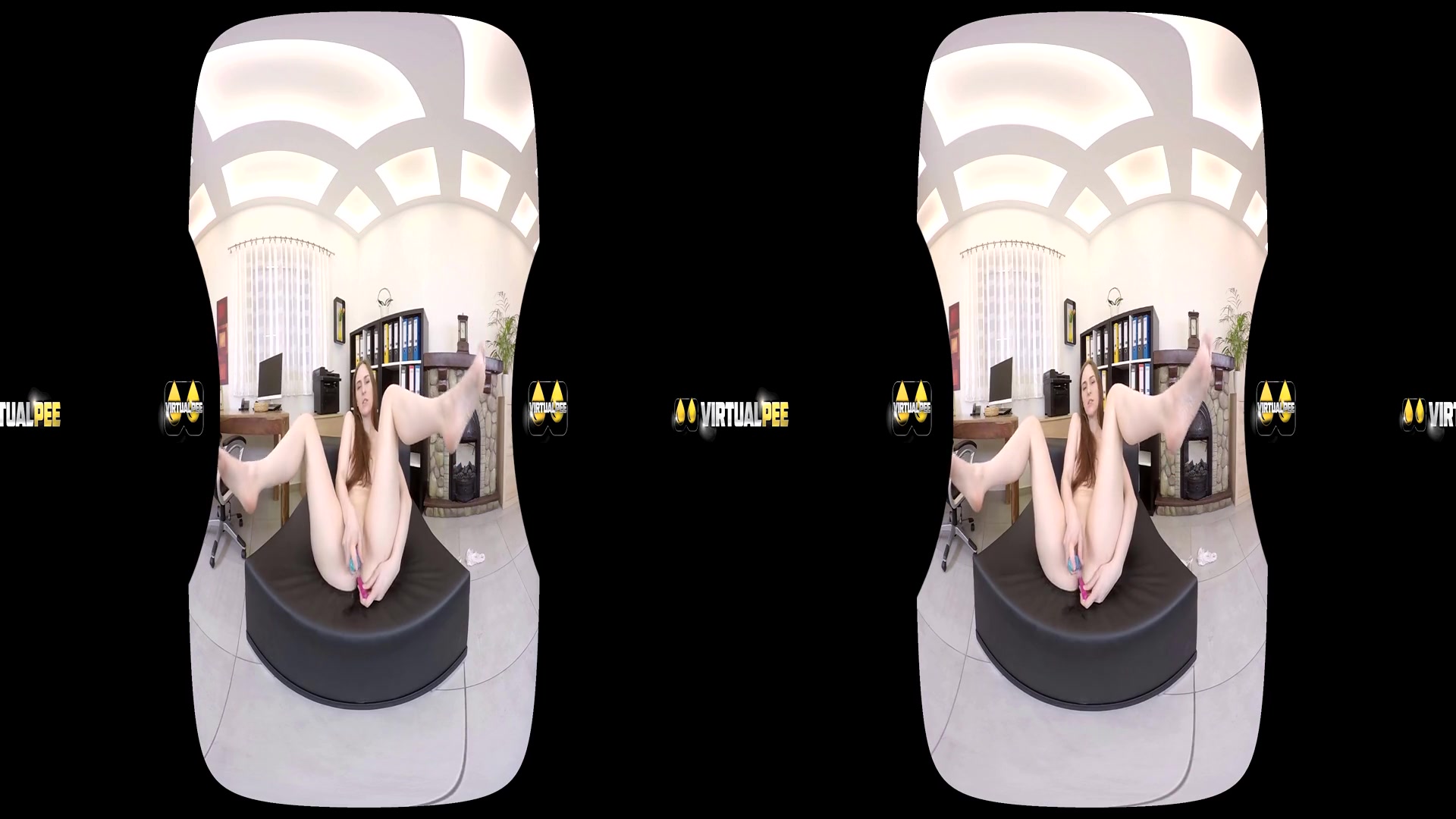 Irina Pavlova in Toying Both Holes with Ariadna - VirtualPee