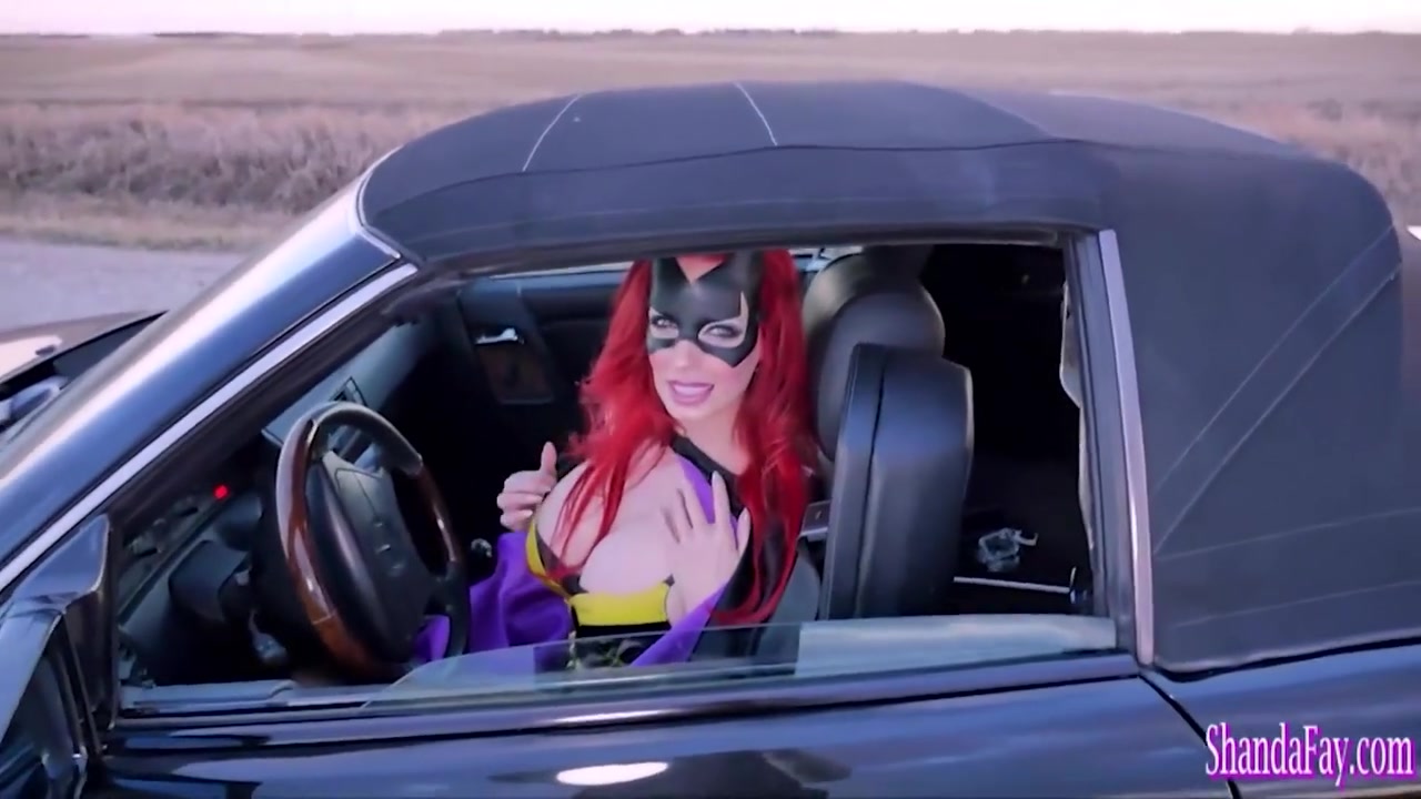 Bj Ahead! Big Titty Cougar Sucking Hard Cock Outside In Costume! With Shanda Fay