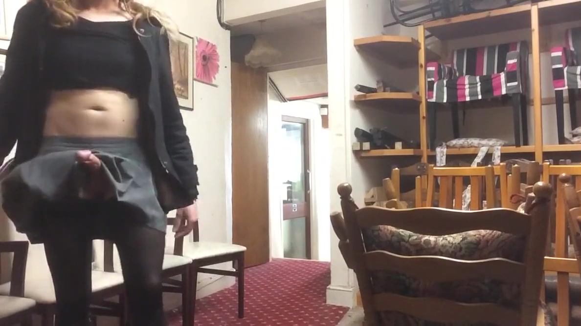 Tranny flashing in charity shop