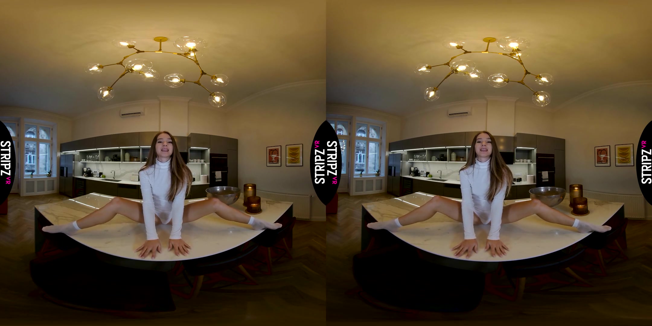 Kitchen Heat - Hot teen 18+ Solo Striptease - SexLikeReal