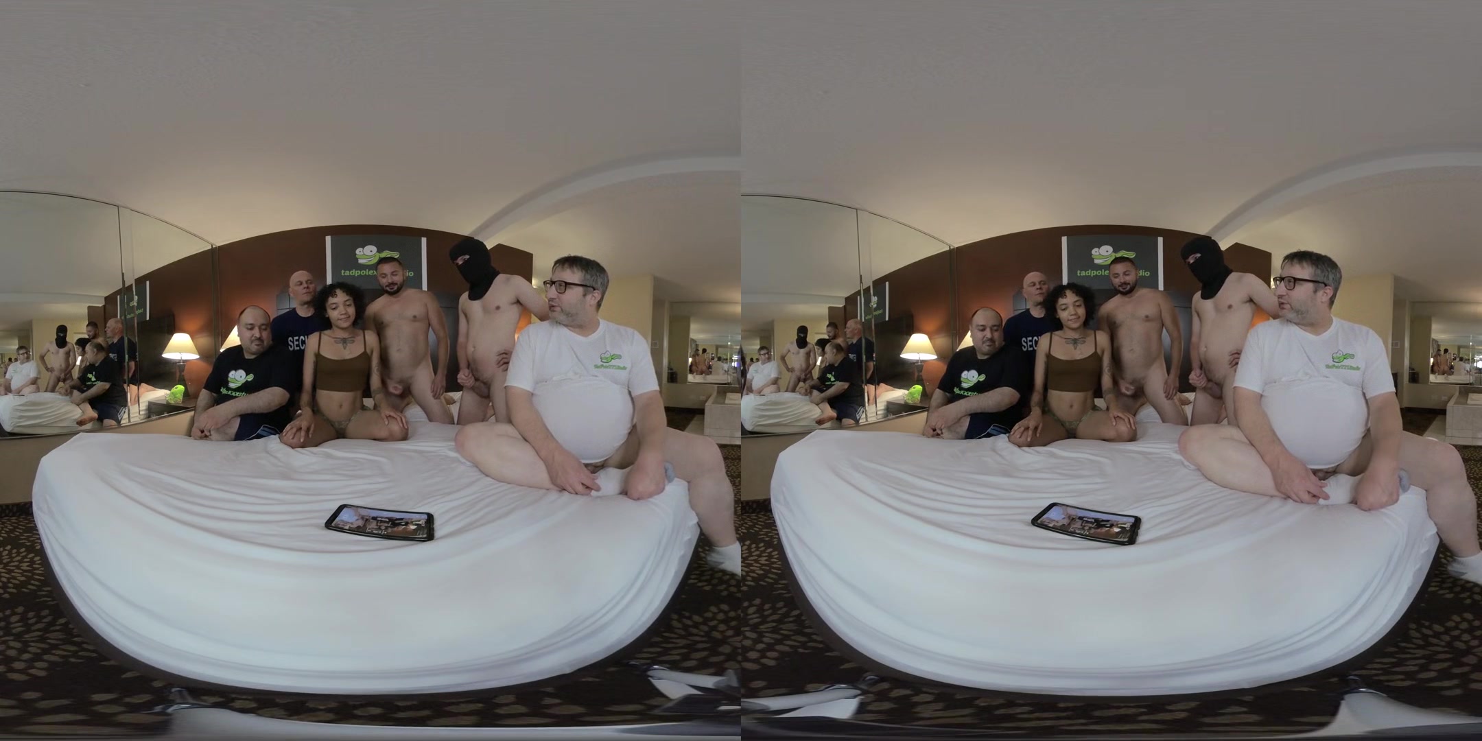 Olive's First Ever Gangbang - Ebony Teen Hardcore Voyeur