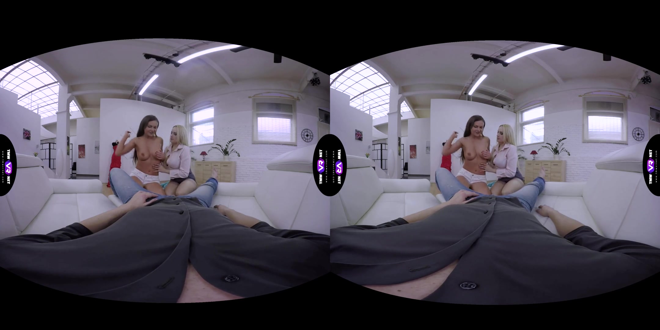 Tina Kay & Angel Wicky in VR Threesome That Can Make Any Cock Harder - TmwVRNet