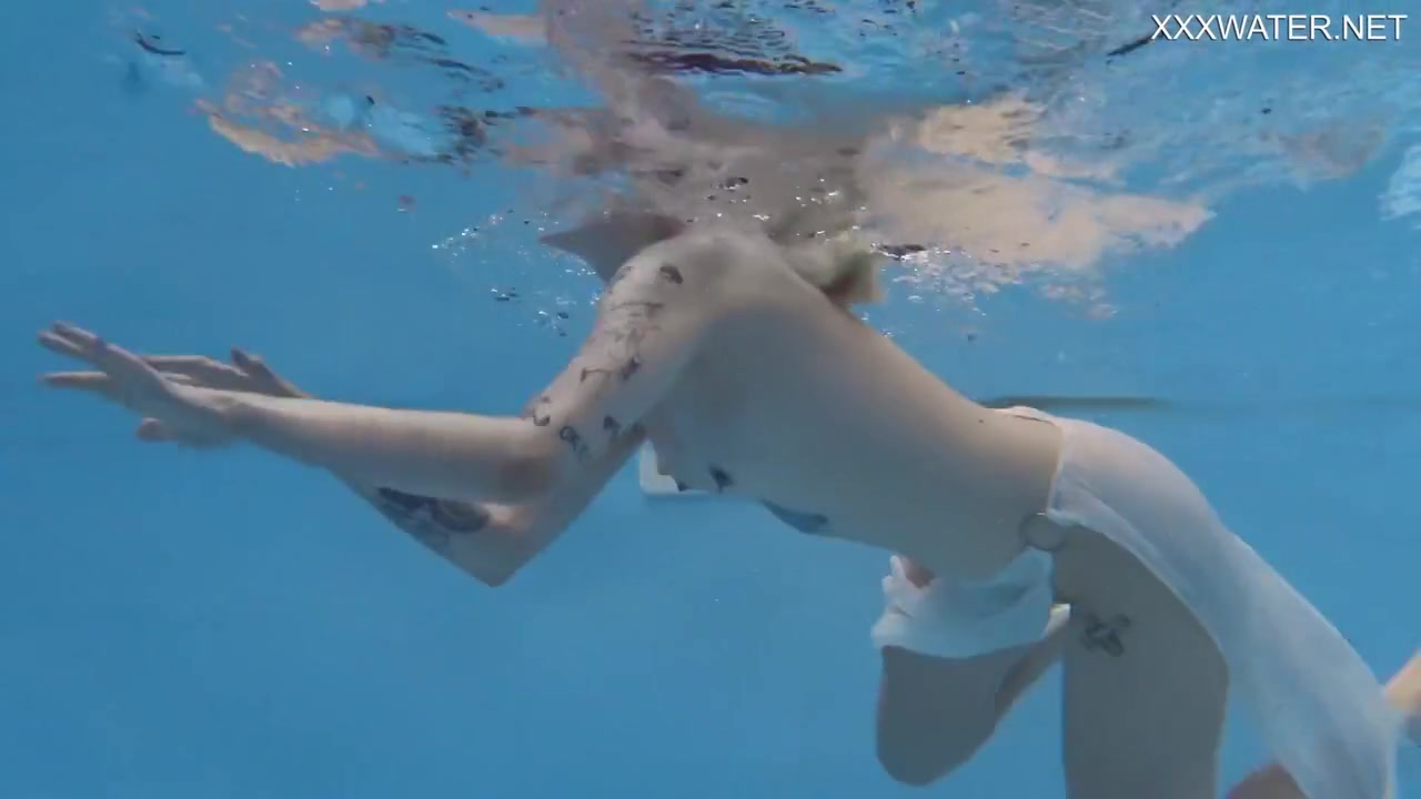 Cutest Mimi Swimming - Tattooed teen 18+