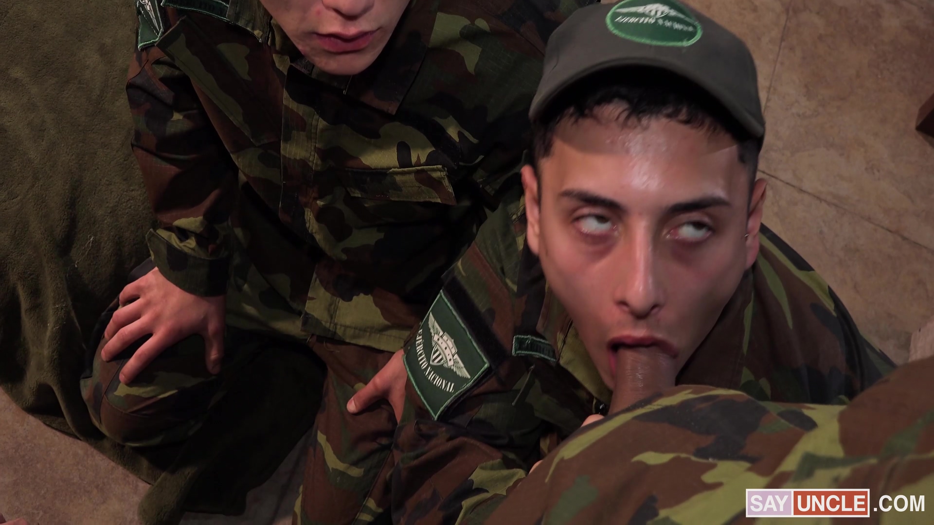 Uncut Cock Initiation For Young Soldier With Joris Leonard
