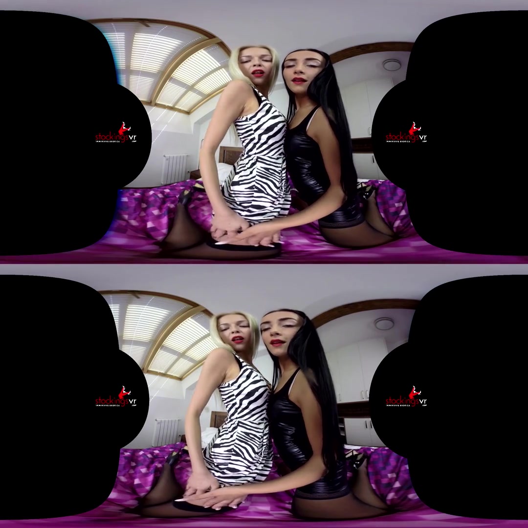 Karol Lilien & Anna Rose in Panties In Your Face - StockingsVR
