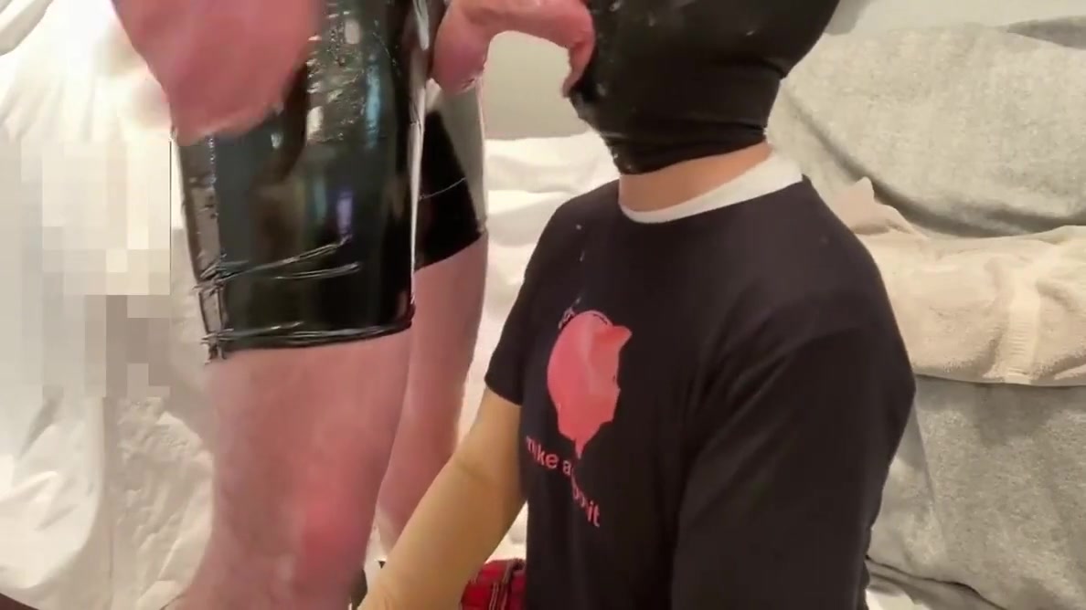 Faggot Giving His Straight Alpha The Sloppy Head He Likes
