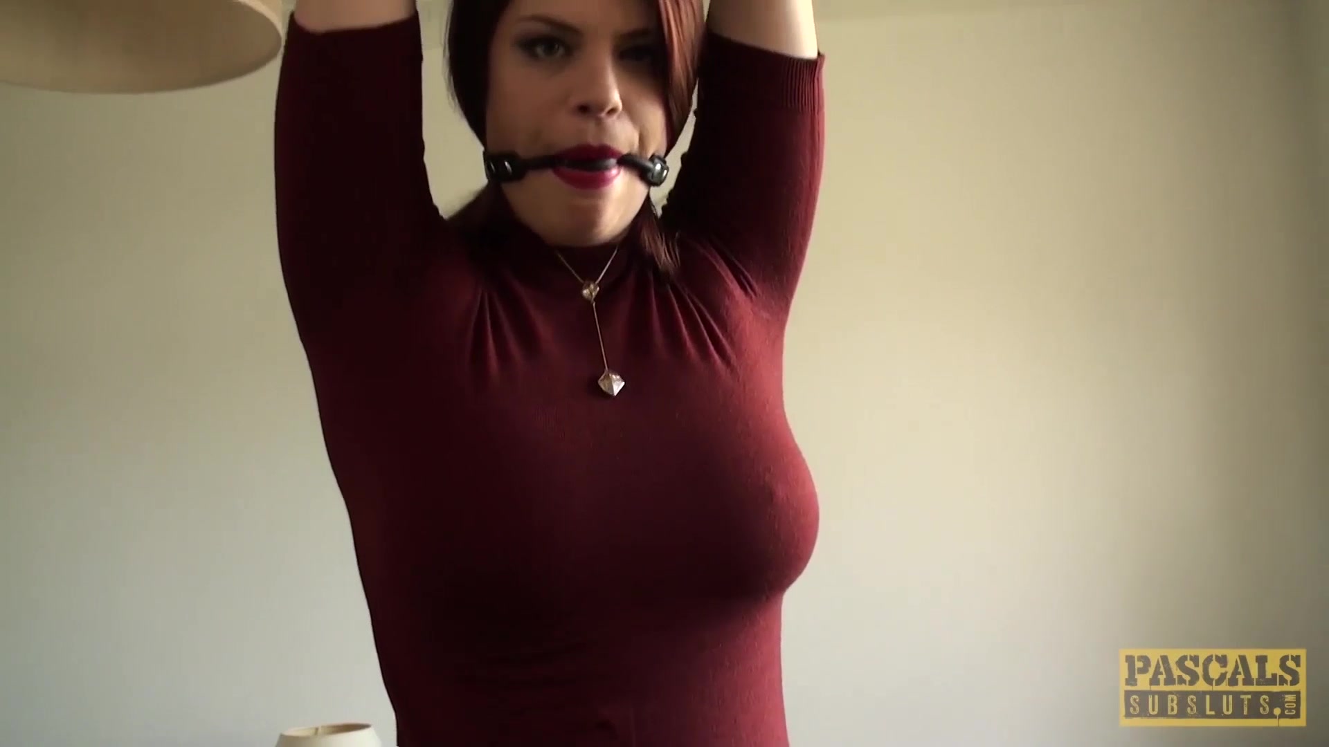 British redhead subslut Lucia Love anally hammered rough