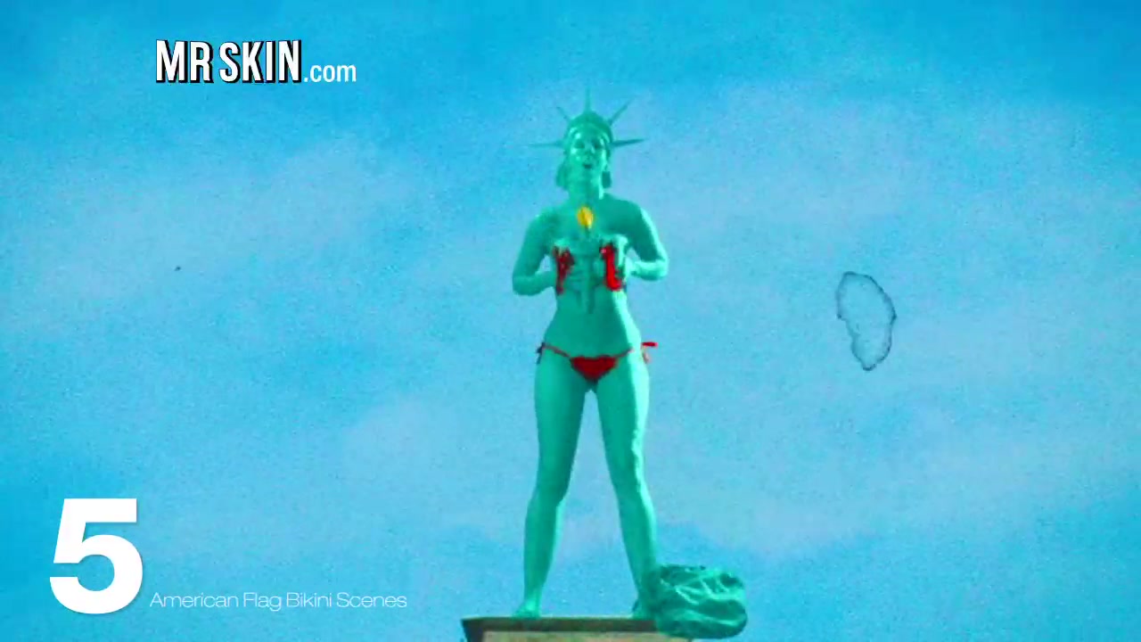 Top 5 American Flag Bikini Scenes - Mr.Skin