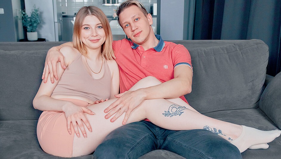 Gentle couple gets doggy orgasms - RawCouples
