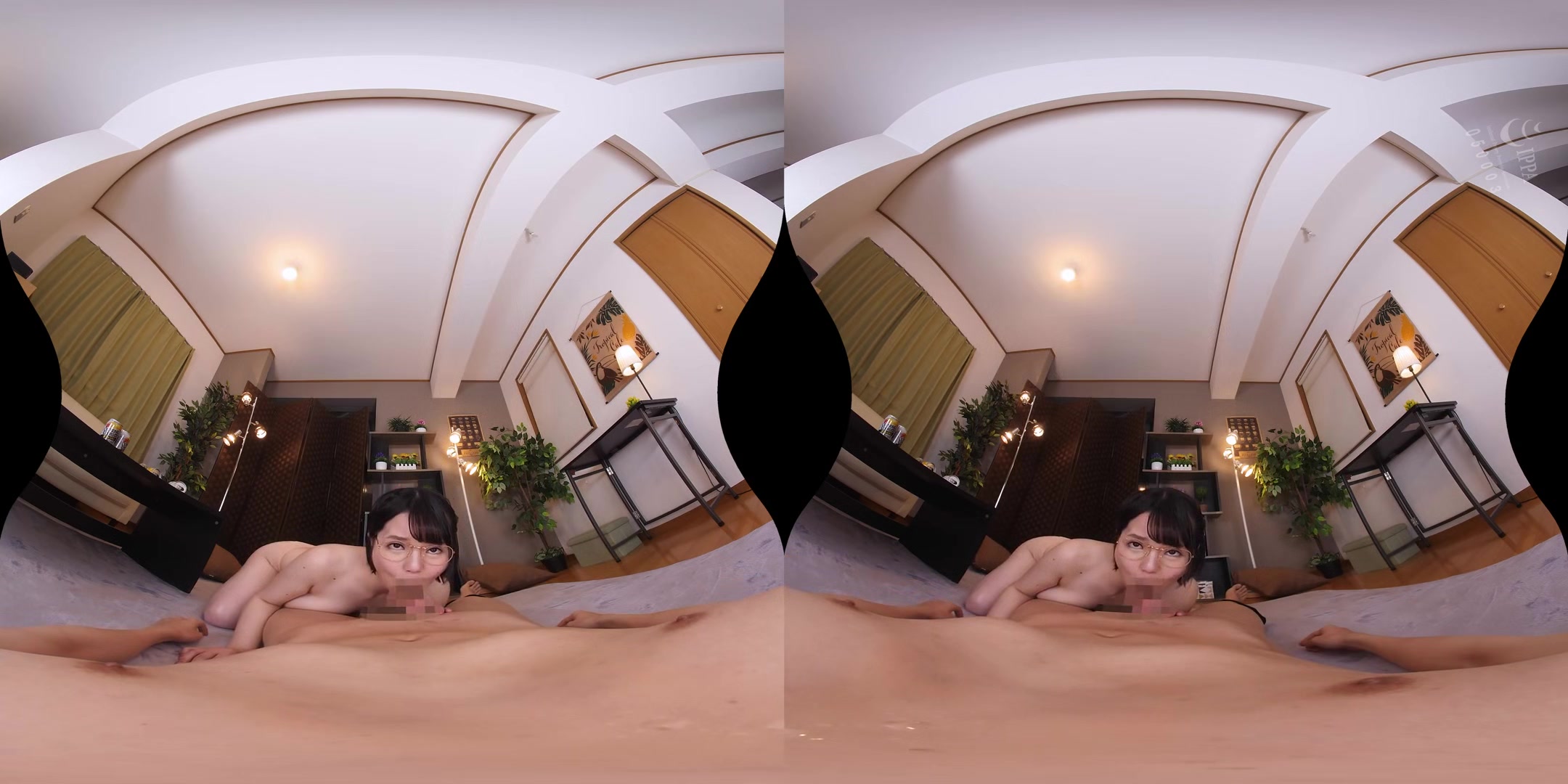 Nenne Ui - Ceiling Angle Vr - Staring At Amorous Glasses Goddess From Below Part 2
