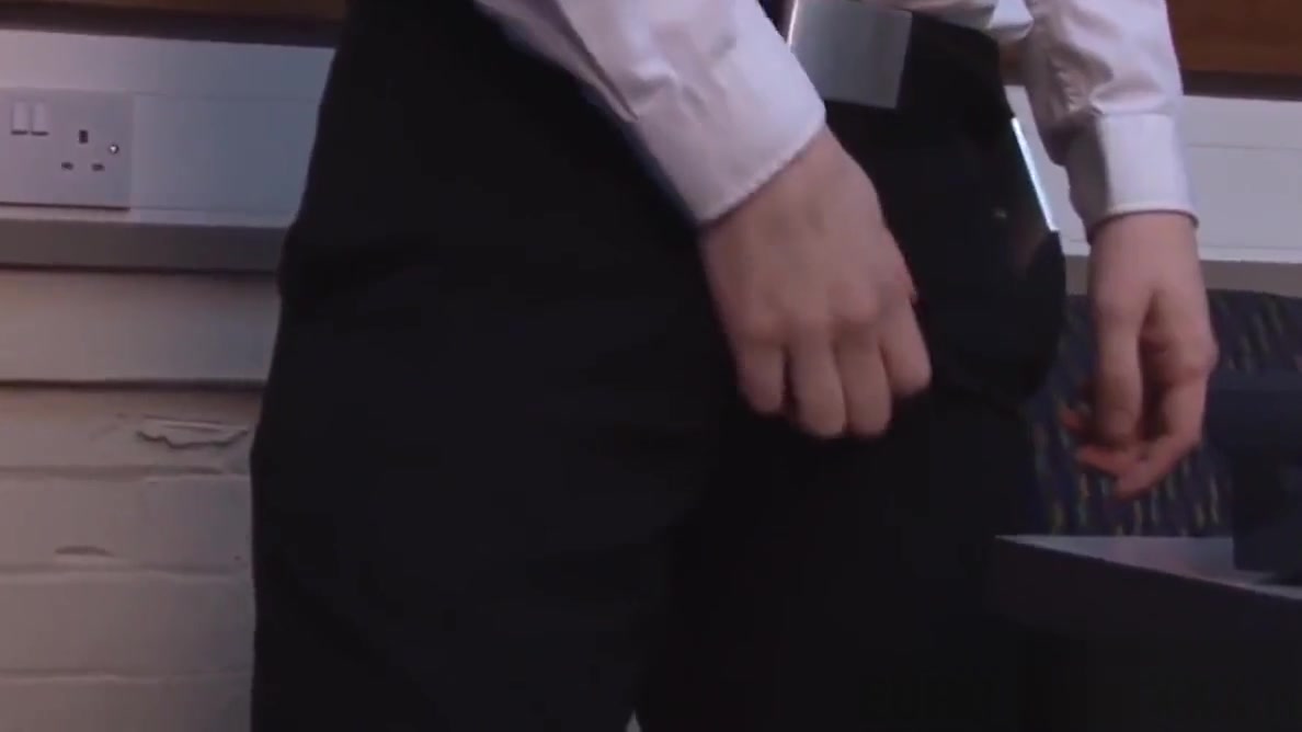 Skinny Euro twinks bareback during an office meeting