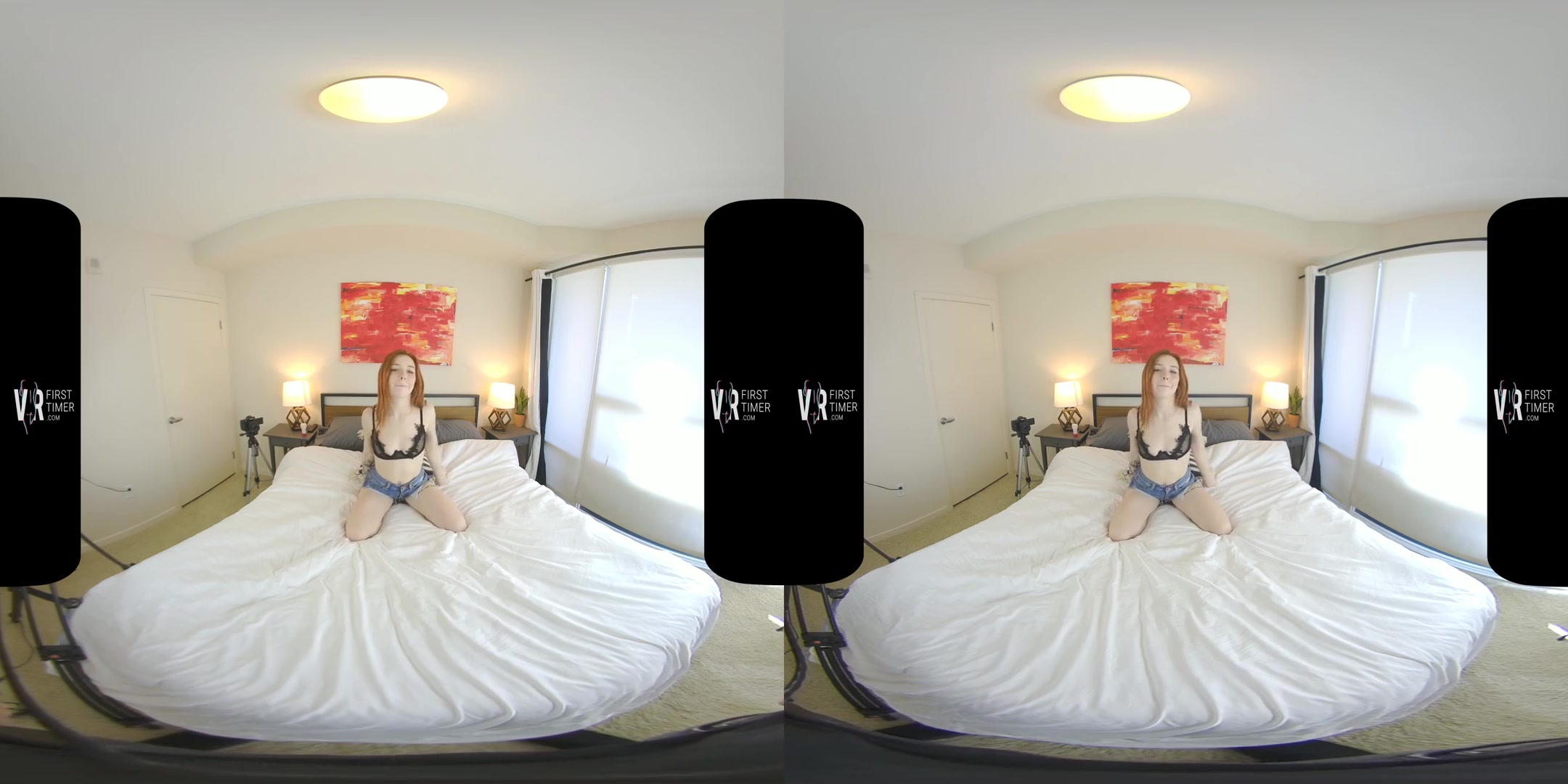 Madi Collins First Time VR Scene