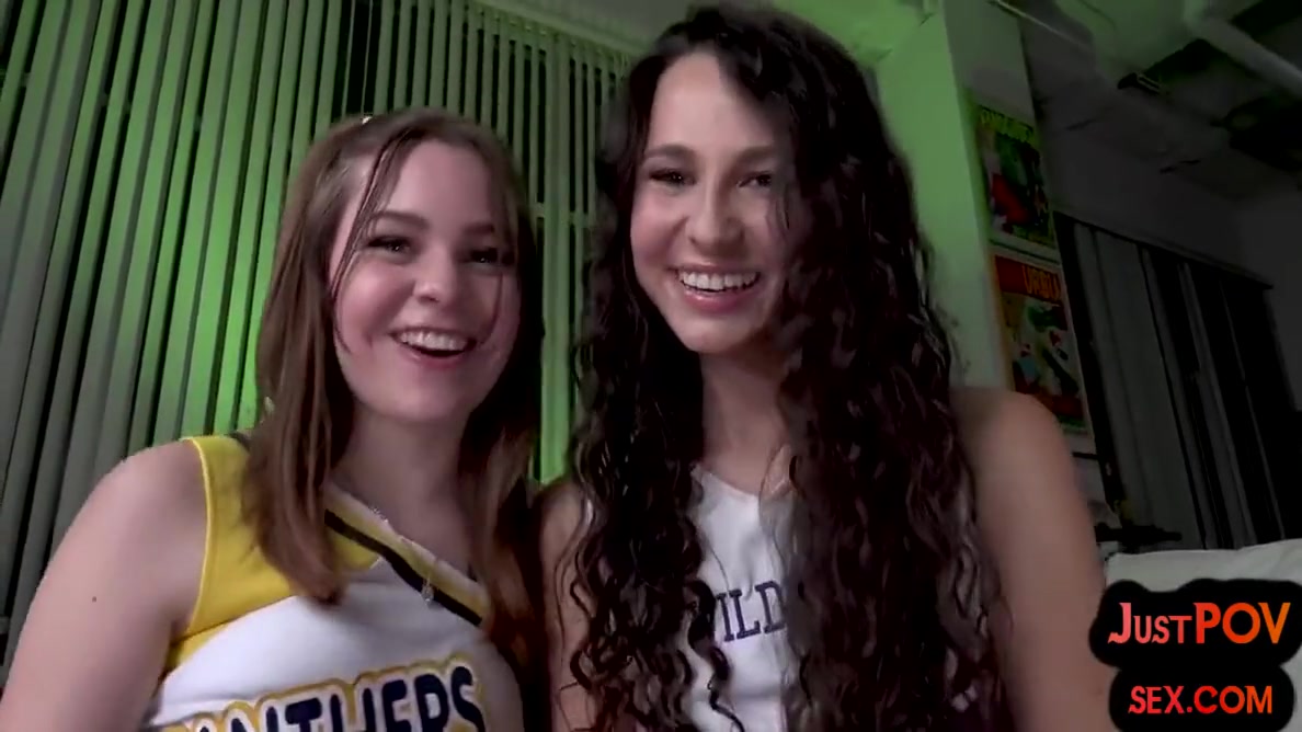 21yo Cheerleaders Get Their Pussyfucked In 3some Pov