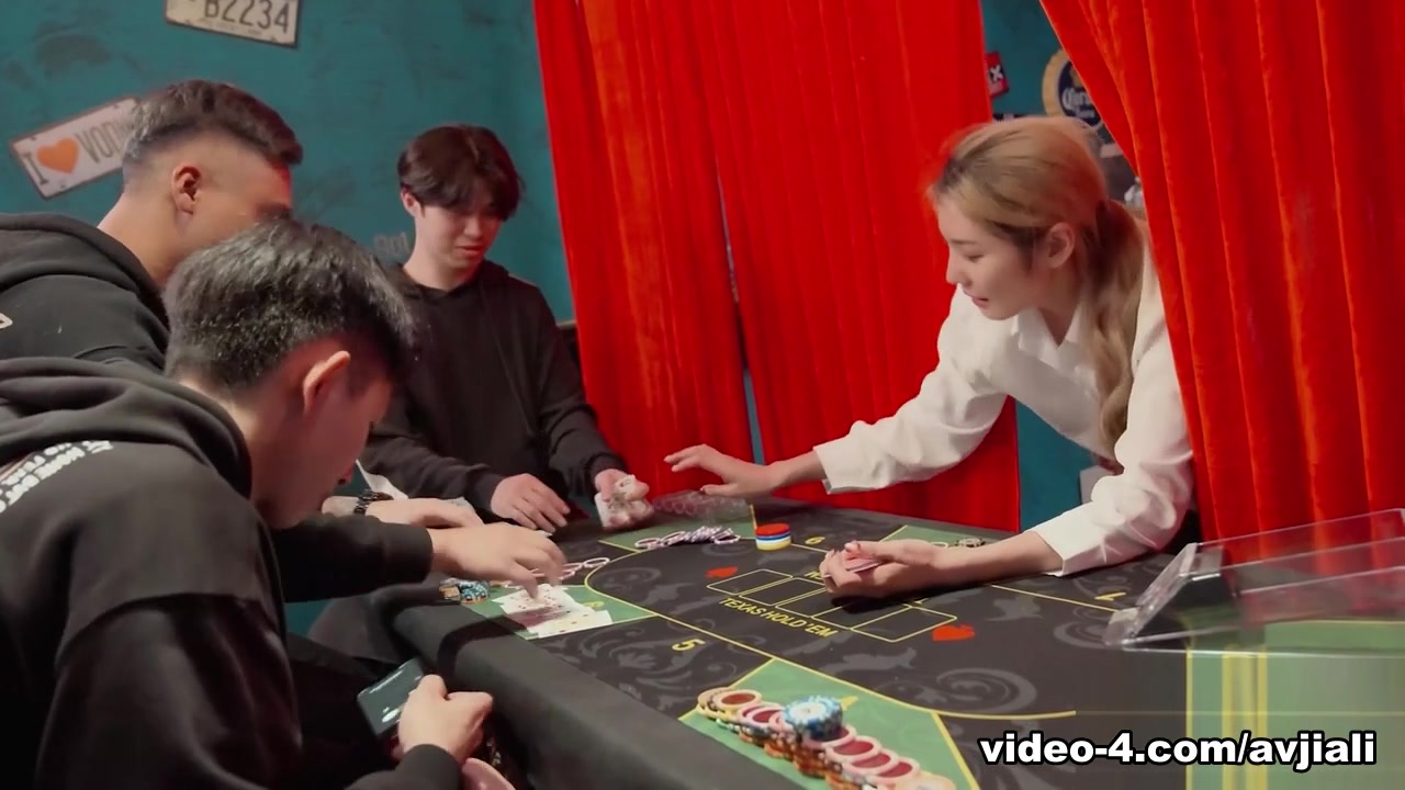 A sexy blonde Taiwan girl is the dealer who gets fucked at work
