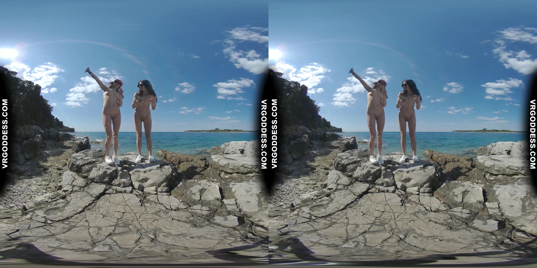 Matty And Josie Kayaking On Vacation Hiking Nude On Abandoned Island
