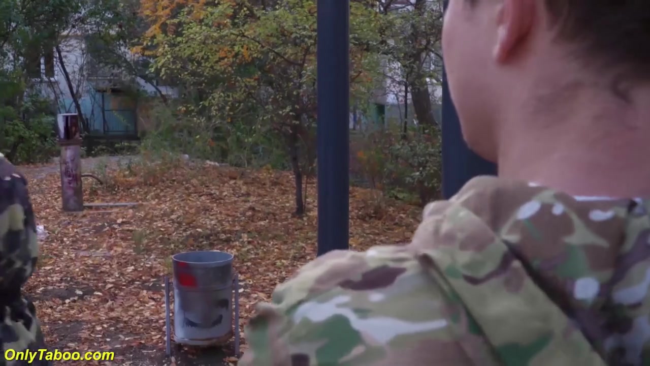 BBW Commander Hard Fucked by Soldier