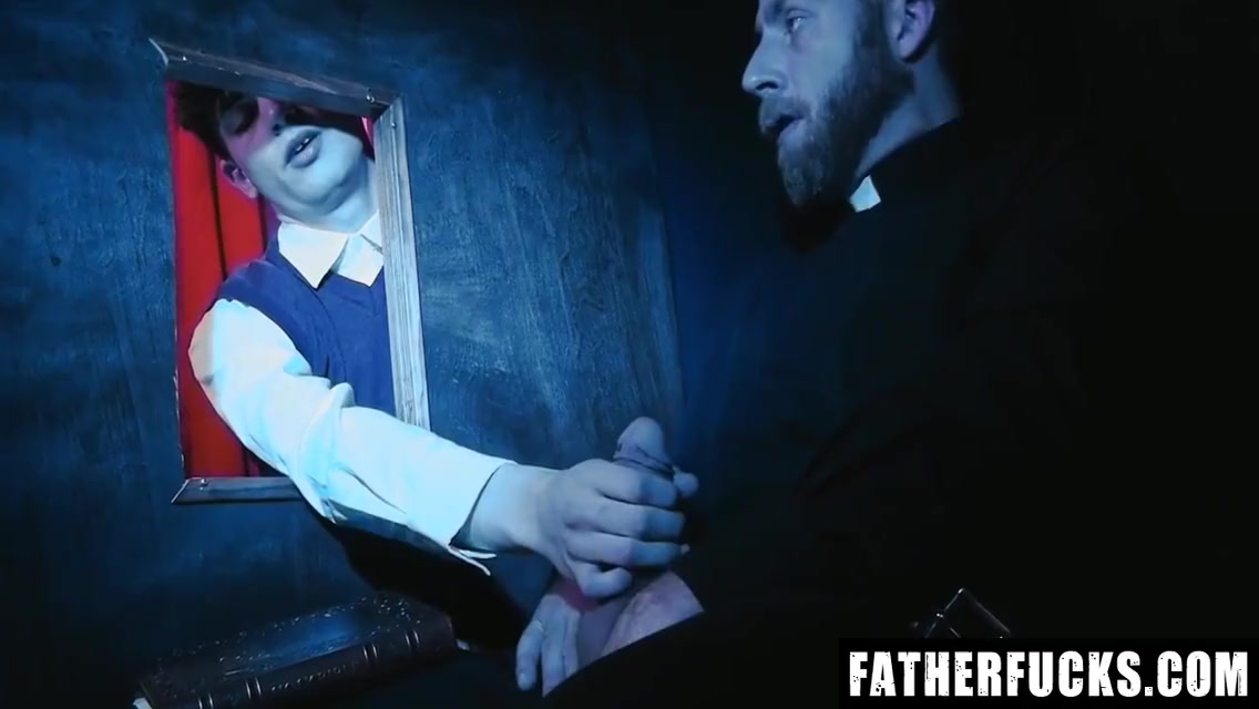 Confession Booth Anal Punishment For Young Stud 8 Min