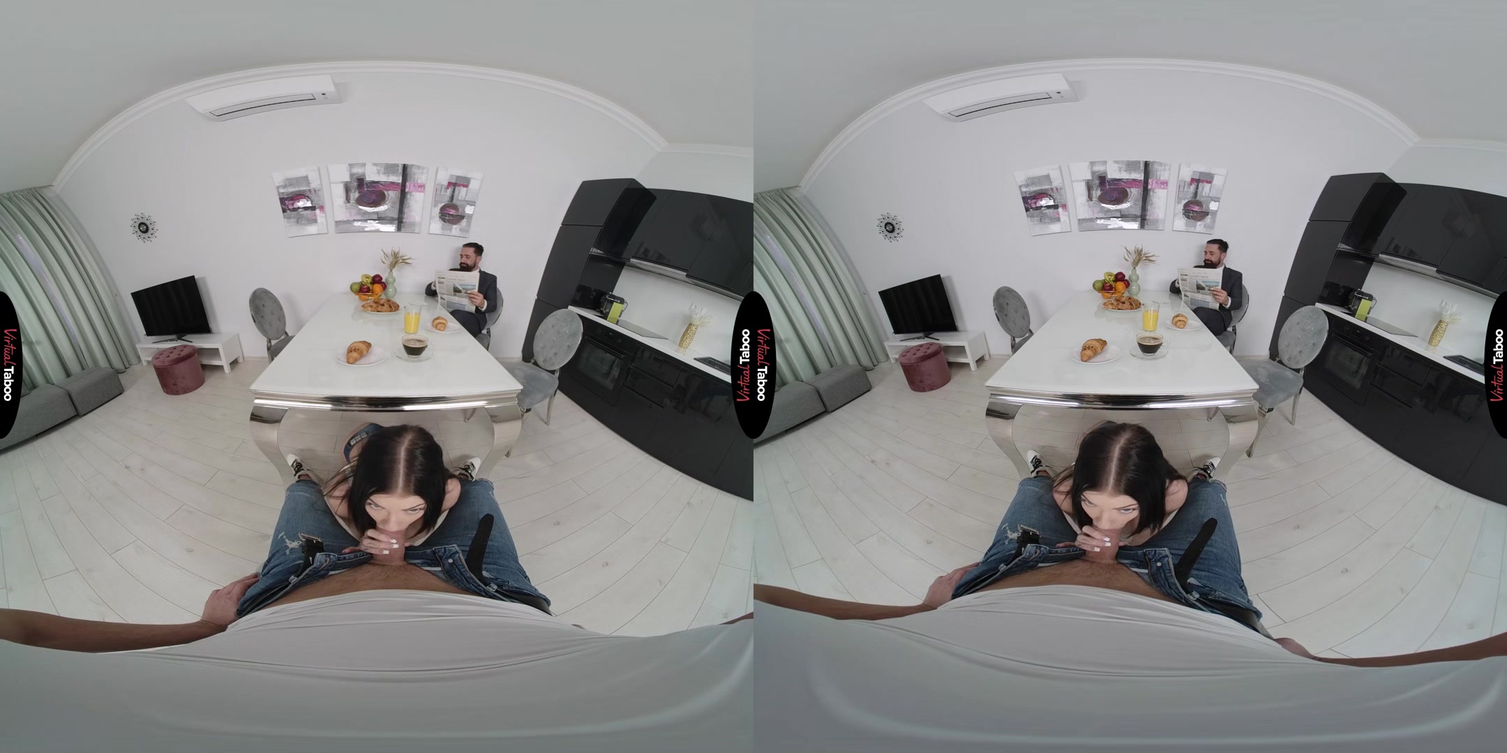 Chloe Heart VR Porn: Ultimate Breakfast For Three - VirtualTaboo