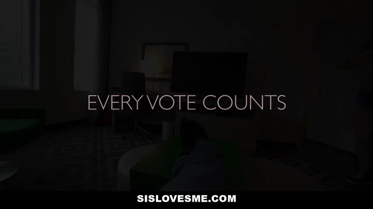 SisLovesMe - Big Booty teen 18+ Sits On a Big Hard Cock