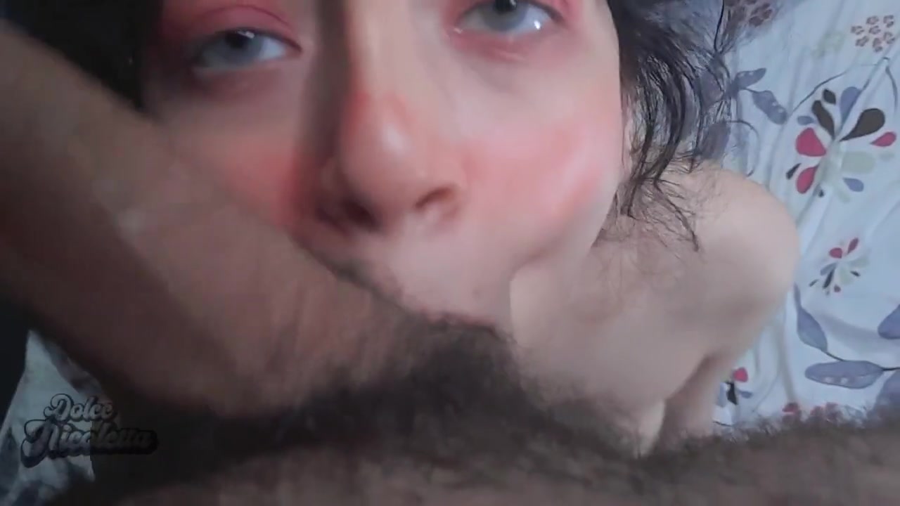 Cum On Face And Mouth! - Amateur Blowjob From Stepsister