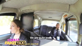 FemaleFakeTaxi Sexy driver gets some student cock