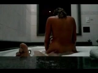 Horny couple getting romantic fucking in water