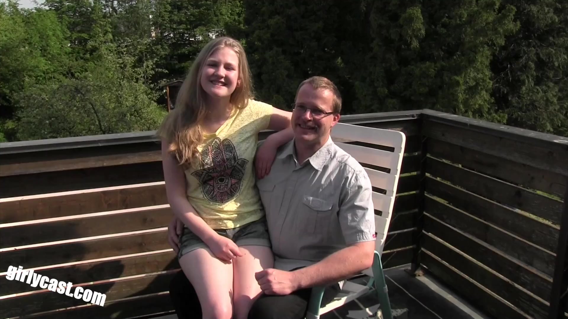 teen 18+ Julia And The Horny Old Family Man & Pov Fuck