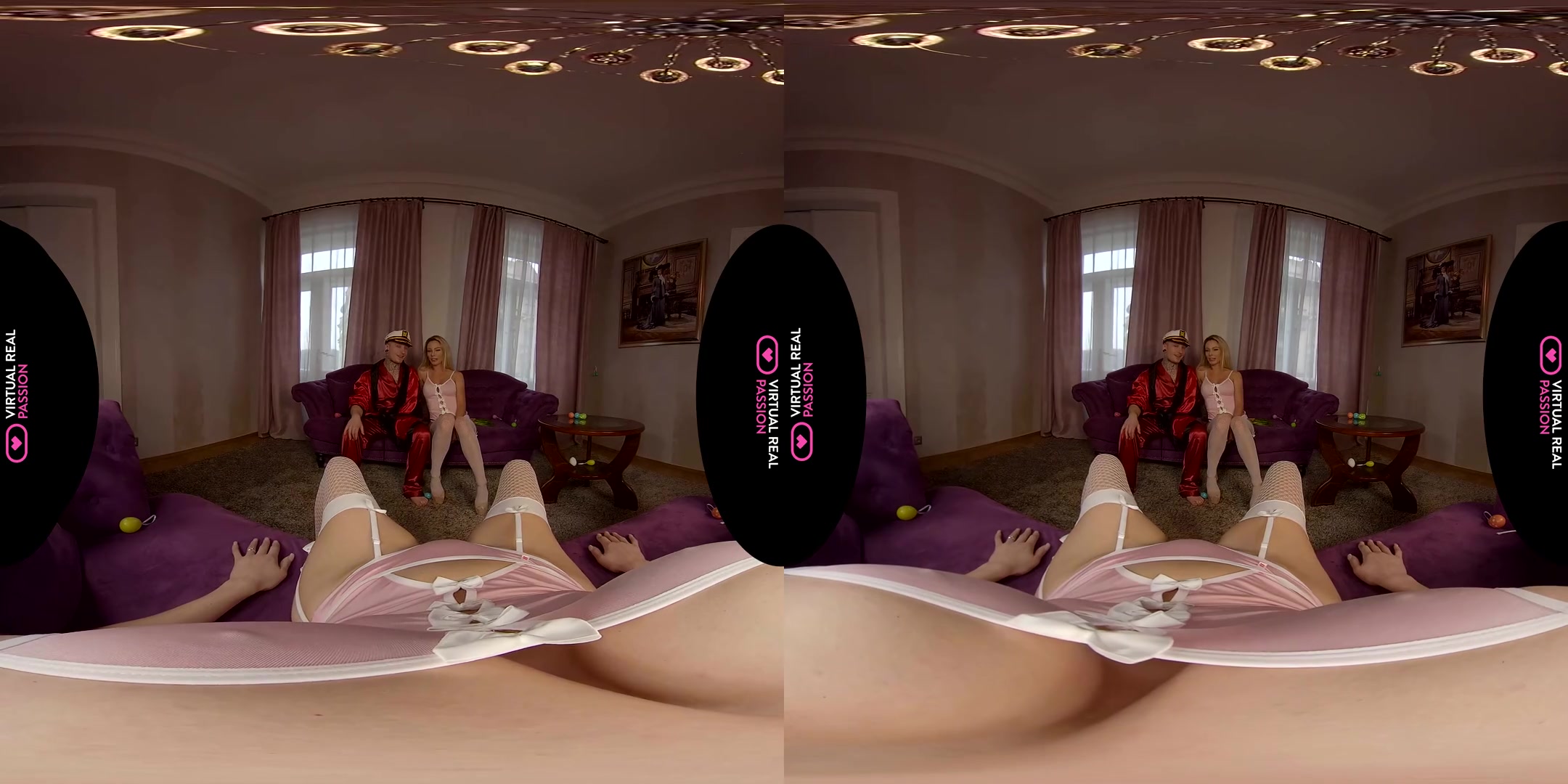 Easter Egg Hunt - FFM Female POV Threesome - SexLikeReal