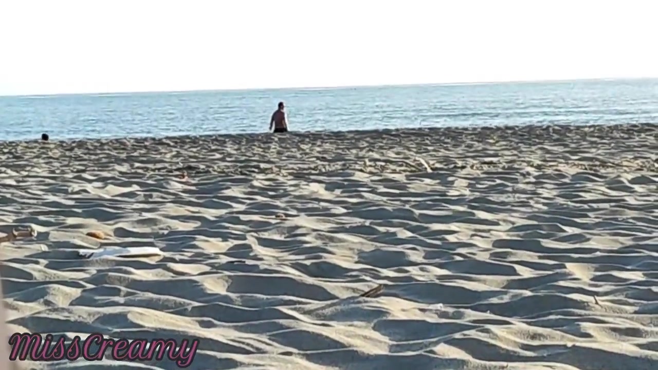 Extreme Public Exhibitionist Handjob, Clothed People Walking By With Miss Creamy