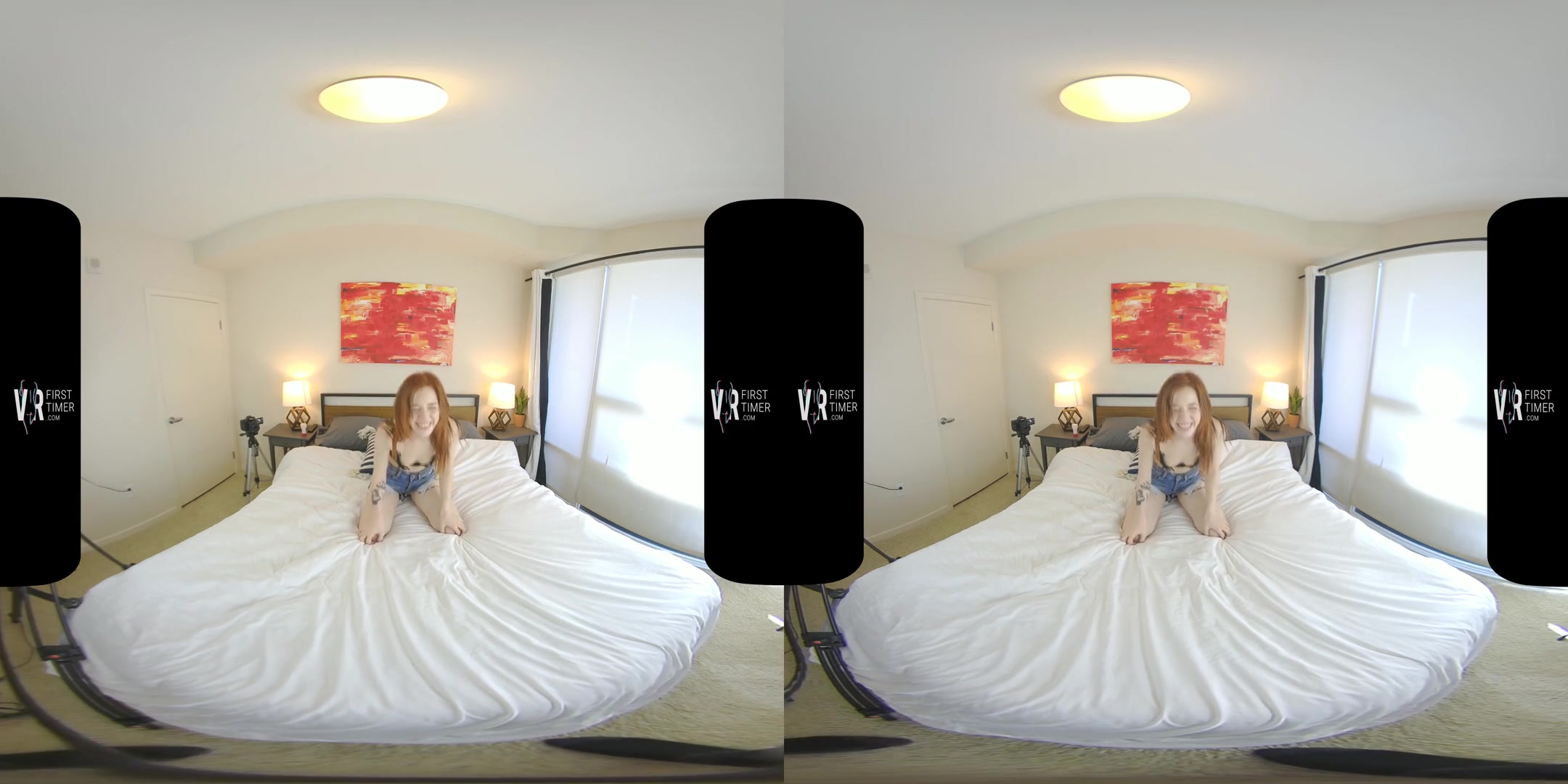 Madi Collins First Time VR Scene
