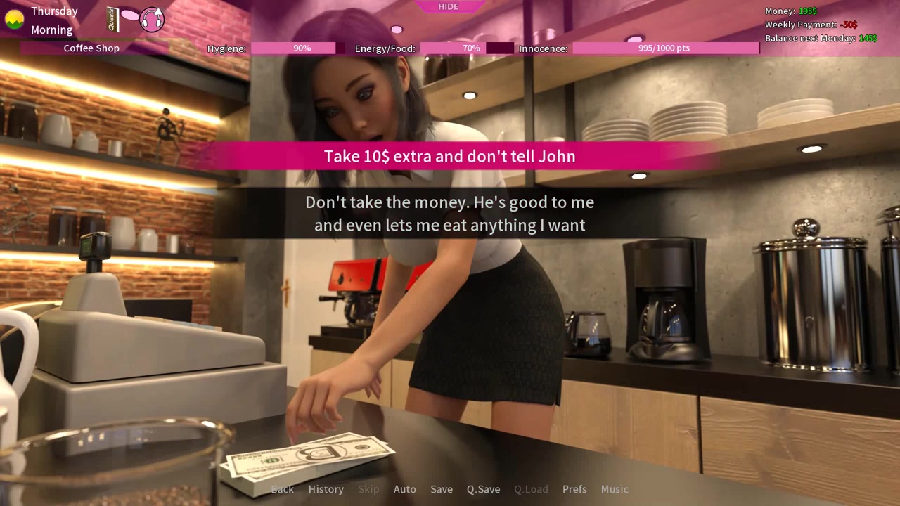 Innocence Or Cash Hot Girl Found A Job In A Coffee Shop Episode 3
