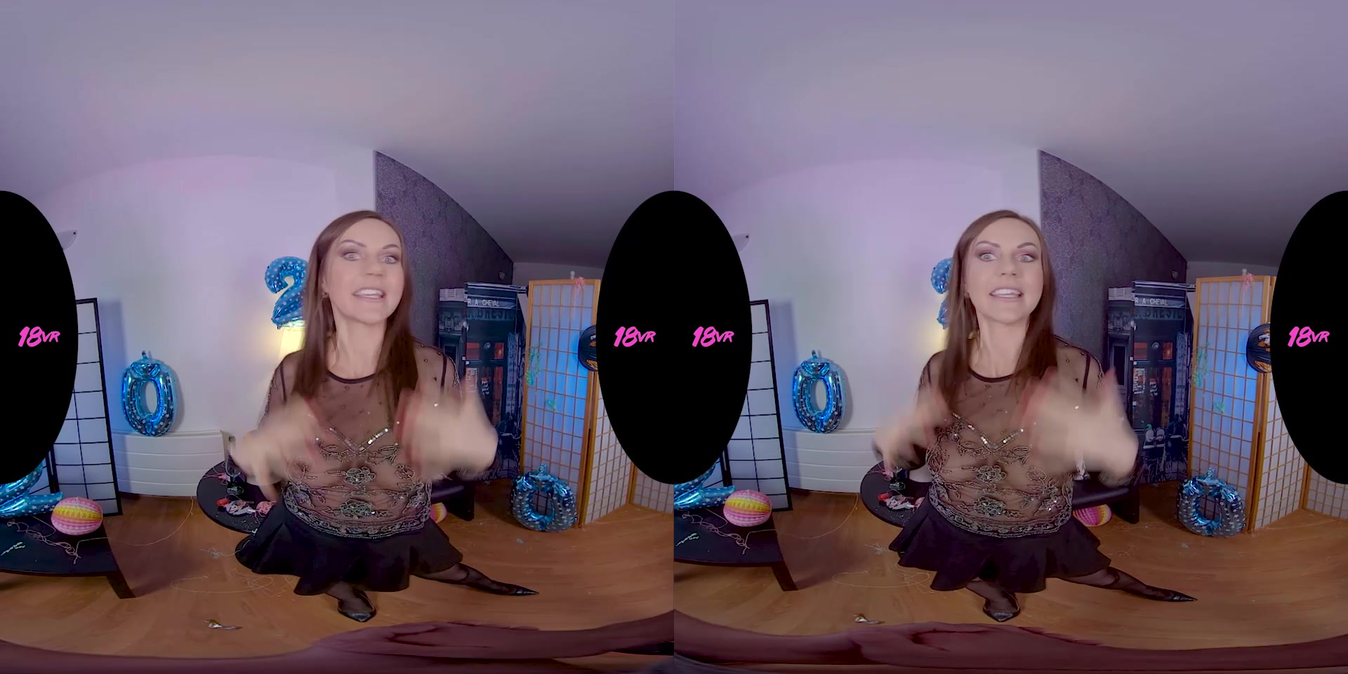 Charlie Red & Tina Kay & Marilyn Sugar in 12 Strokes At Midnight - 18VR