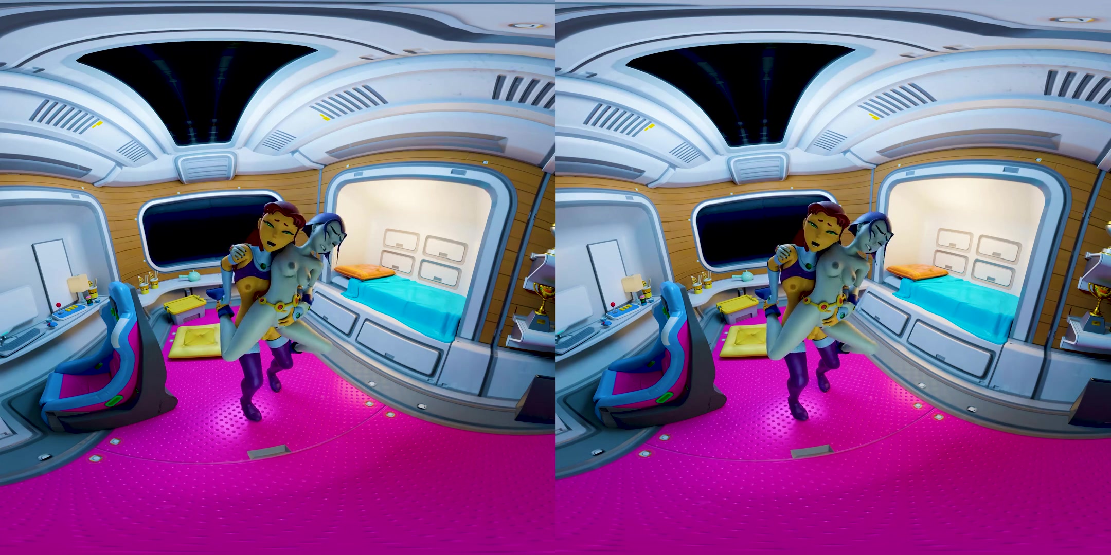 Starfuta and Raven - CGI Futanari Fantasy 3D Porn