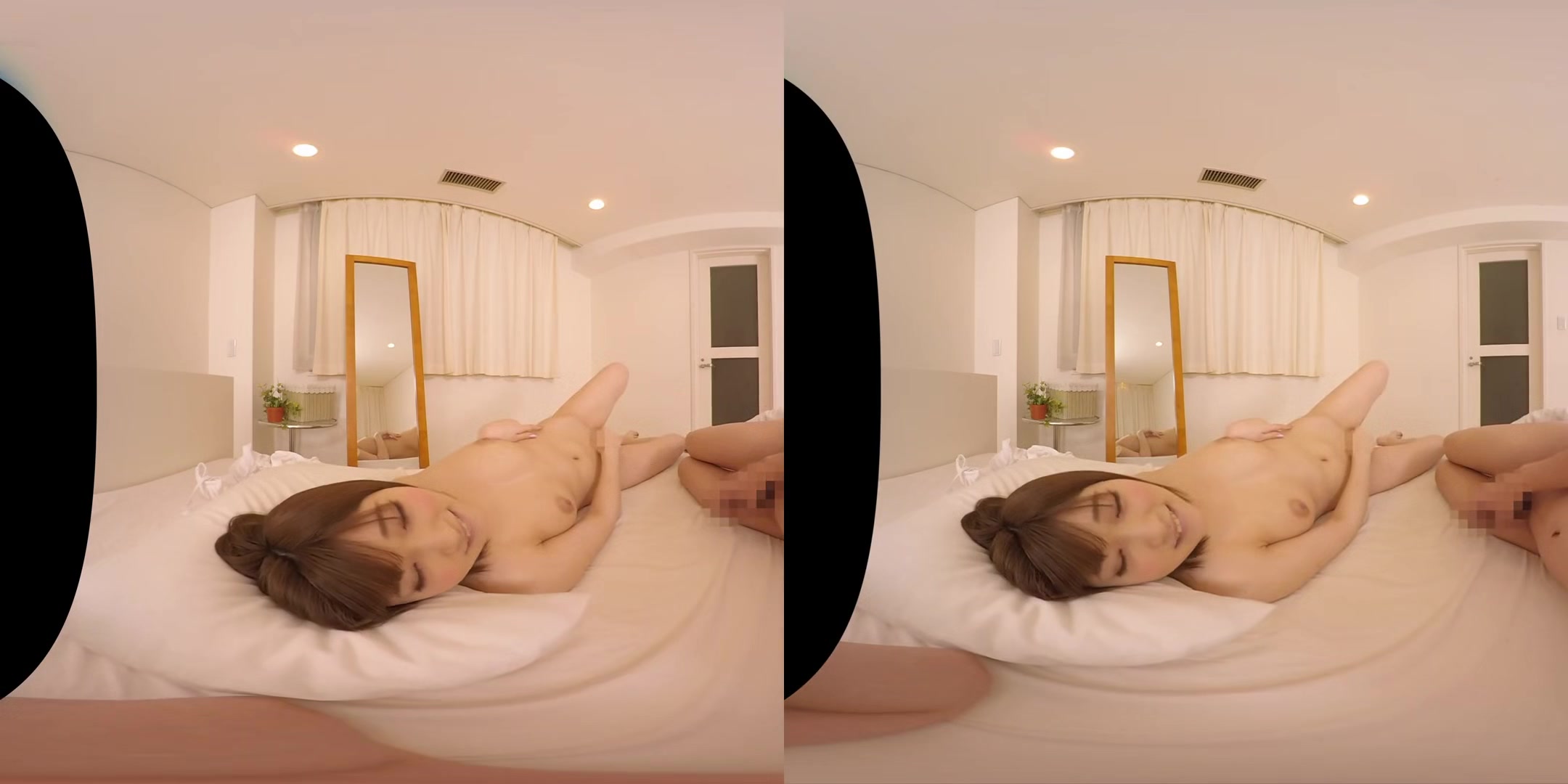Side by Side Sex with your Resting Girlfriend - Adorable and Busty Japanese Virtual Girlfriend Experience Hardcore JAV