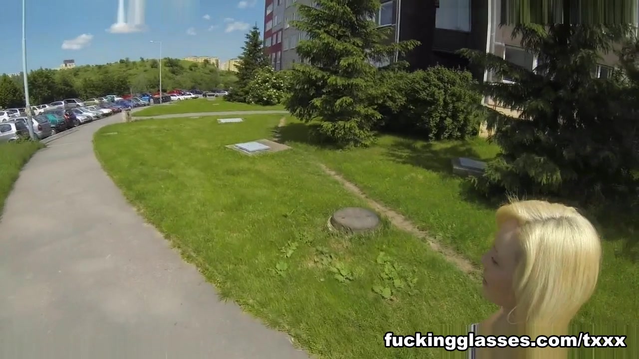 Anonymous & Iren in Casual Cock Riding Outdoors - FuckingGlasses