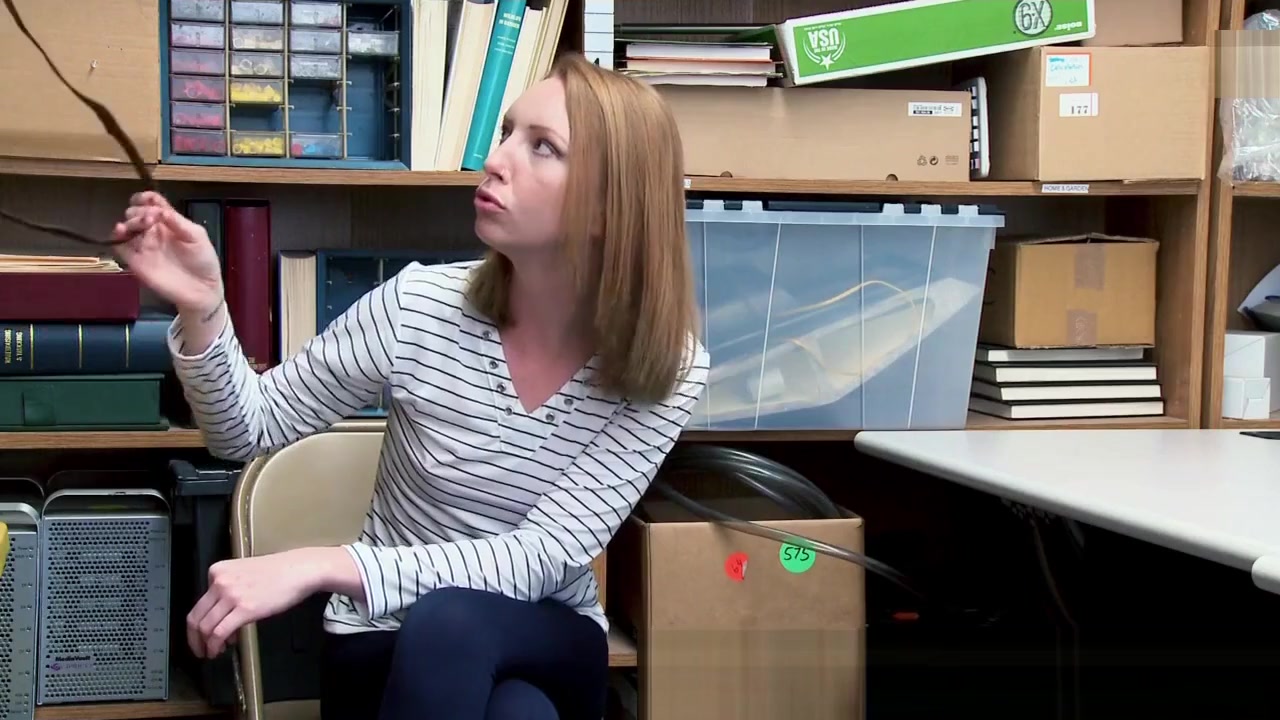 Ginger teen 18+ shoplifter