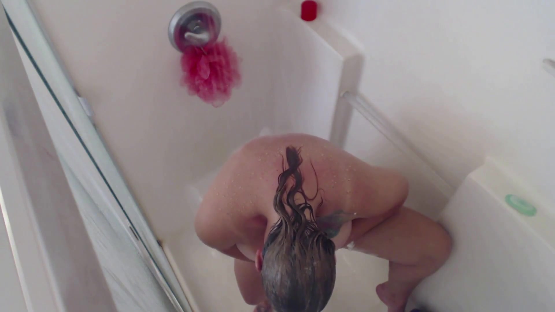 Spy On Me In The Shower Pt2 - BustyKrisAnn