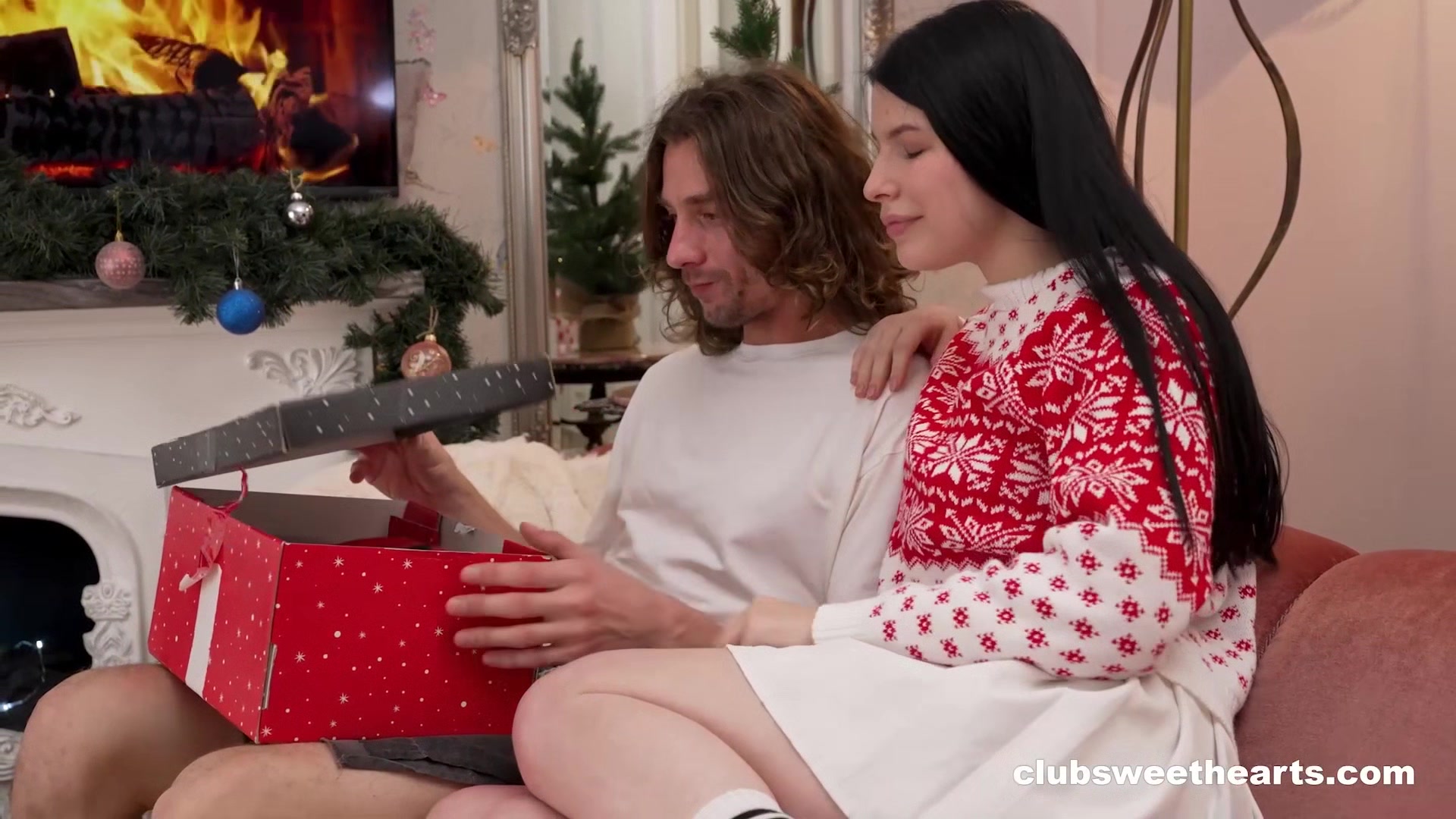 Hot Cherry Black Got A Christmas Gift For Her BF By ClubSweethearts