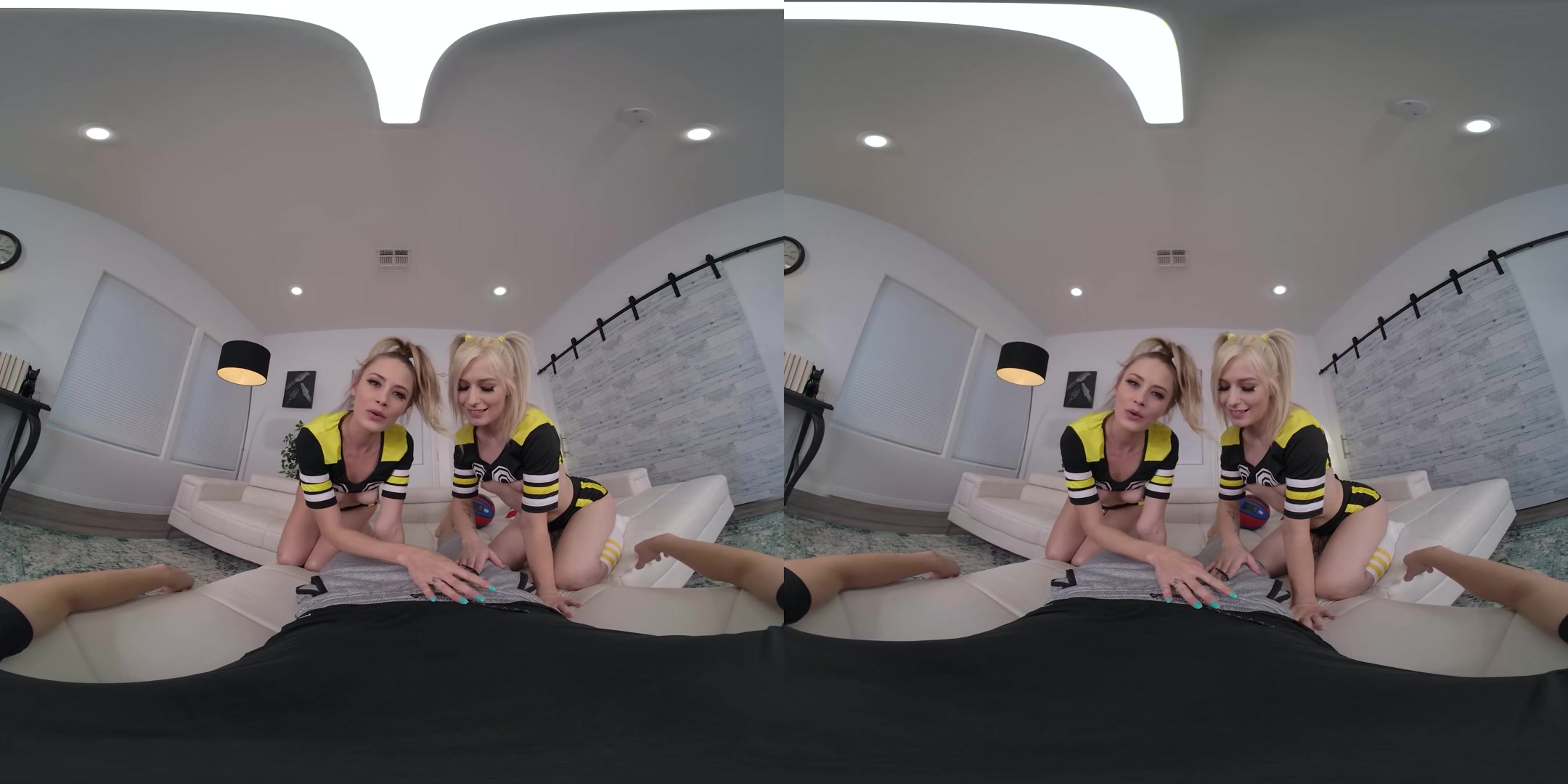 Threesome: Cheerleaders of Your Team - RealJamVR