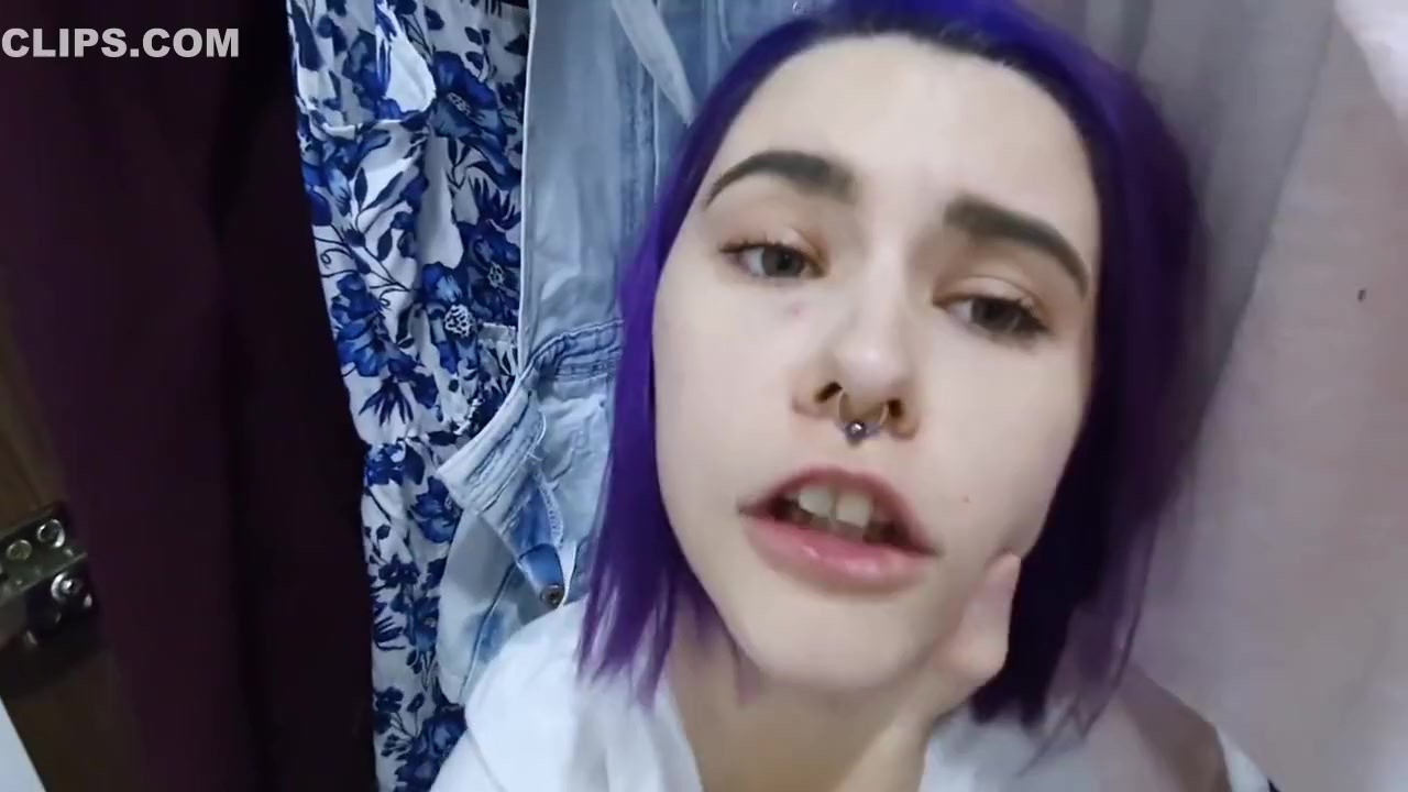 Found StepSister In Wardrobe And Helped Cum